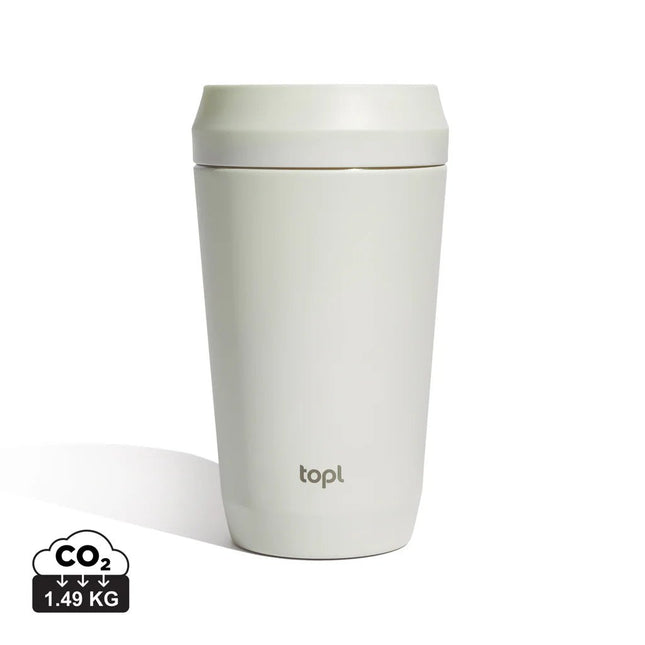 Top Recycled Steel To Go Tumbler Patented 360 Lid 354ml - hospitality
