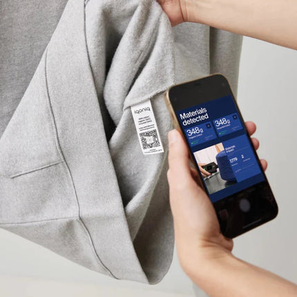 Torre recycled cotton hoodie undyed - hospitality