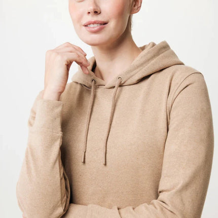 Torre recycled cotton hoodie undyed - hospitality