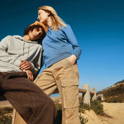 Torre recycled cotton hoodie undyed - hospitality