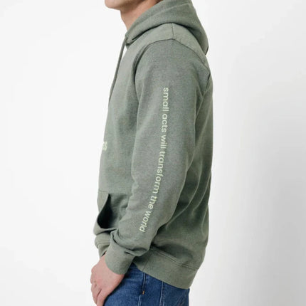 Torre recycled cotton hoodie undyed - hospitality
