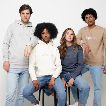 Torre recycled cotton hoodie undyed - hospitality