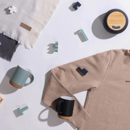 Torre recycled cotton hoodie undyed - hospitality