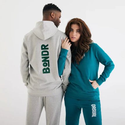 Torre recycled cotton hoodie undyed - hospitality