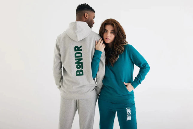 Torre recycled cotton hoodie undyed - hospitality