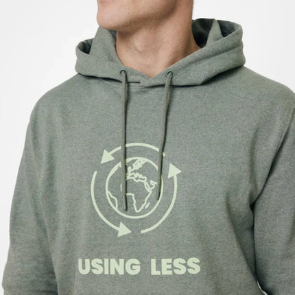 Torre recycled cotton hoodie undyed - hospitality
