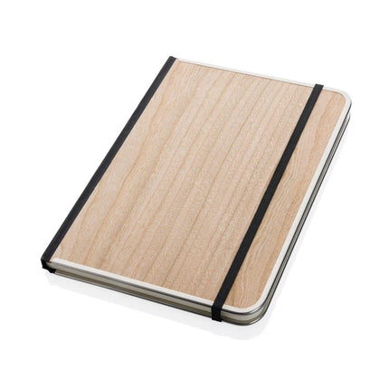 Treeline A5 wooden cover deluxe notebook - hospitality