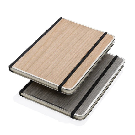 Treeline A5 wooden cover deluxe notebook - hospitality