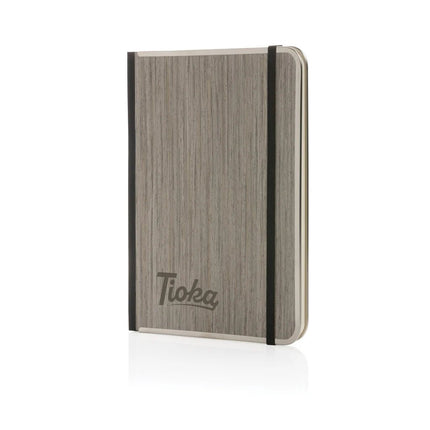 Treeline A5 wooden cover deluxe notebook - hospitality