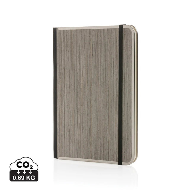 Treeline A5 wooden cover deluxe notebook - hospitality