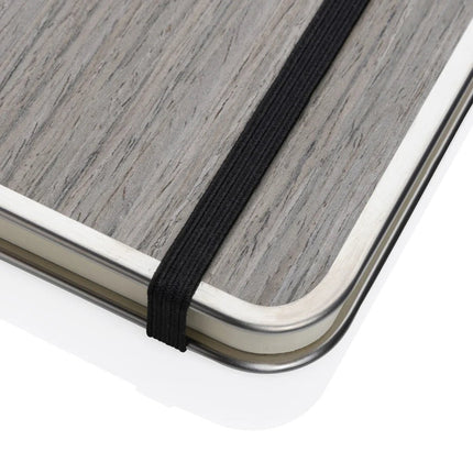 Treeline A5 wooden cover deluxe notebook - hospitality