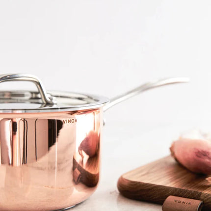 Tri Ply Copper Pot of the Atelier Collection - hospitality