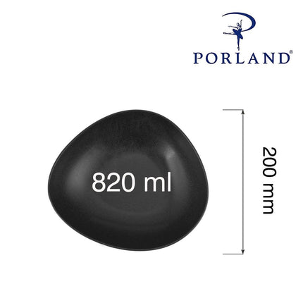 Triangular Bowl Coal, 200mm - hospitality