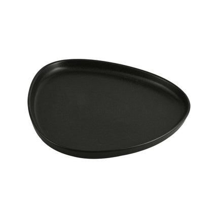 Triangular Plate Coal, 210mm - hospitality