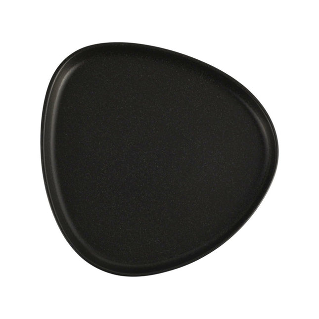 Triangular Plate Coal, 210mm - hospitality