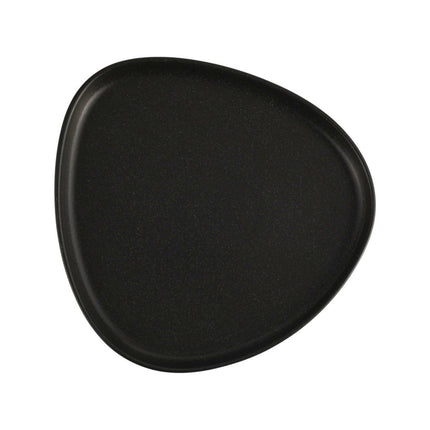 Triangular Plate Coal, 270mm - hospitality