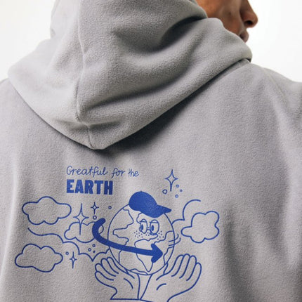Trivo recycled polyester microfleece hoodie - hospitality