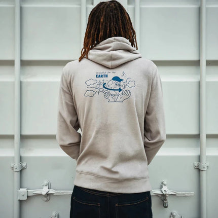 Trivo recycled polyester microfleece hoodie - hospitality
