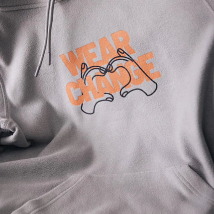 Trivo recycled polyester microfleece hoodie - hospitality