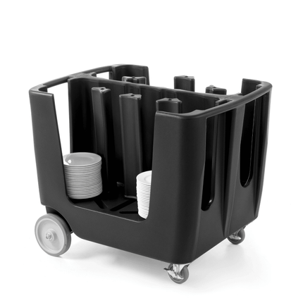 Trolley for plates, 930x720x(H)800mm - hospitality