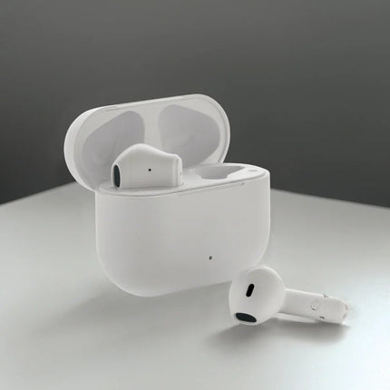 Tunevo RCS recycled plastic wireless earbuds - hospitality