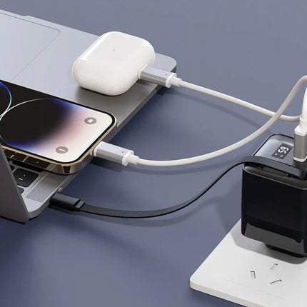 Urban Vitamin Mendocino 65W GaN charger retractable cable - hospitality