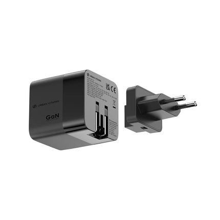 Urban Vitamin Mendocino 65W GaN charger retractable cable - hospitality