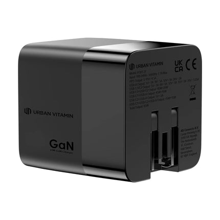 Urban Vitamin Mendocino 65W GaN charger retractable cable - hospitality