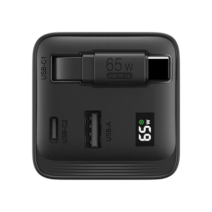 Urban Vitamin Mendocino 65W GaN charger retractable cable - hospitality
