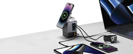 Urban Vitamin Sacramento 105W GAN charger+retractable cables - hospitality