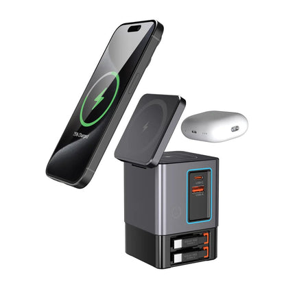 Urban Vitamin Sacramento 105W GAN charger+retractable cables - hospitality