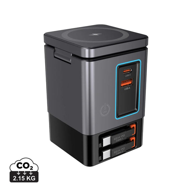 Urban Vitamin Sacramento 105W GAN charger+retractable cables - hospitality