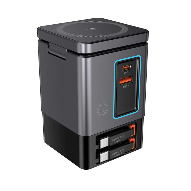 Urban Vitamin Sacramento 105W GAN charger+retractable cables - hospitality
