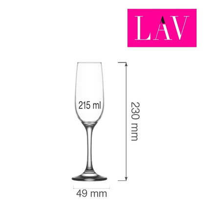 Valencia champagne flute 215 ml, LAV - hospitality