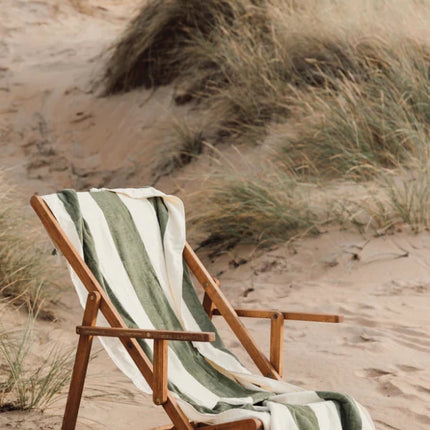 Valmer Luxe Cotton Beach Towel With Tassels - hospitality