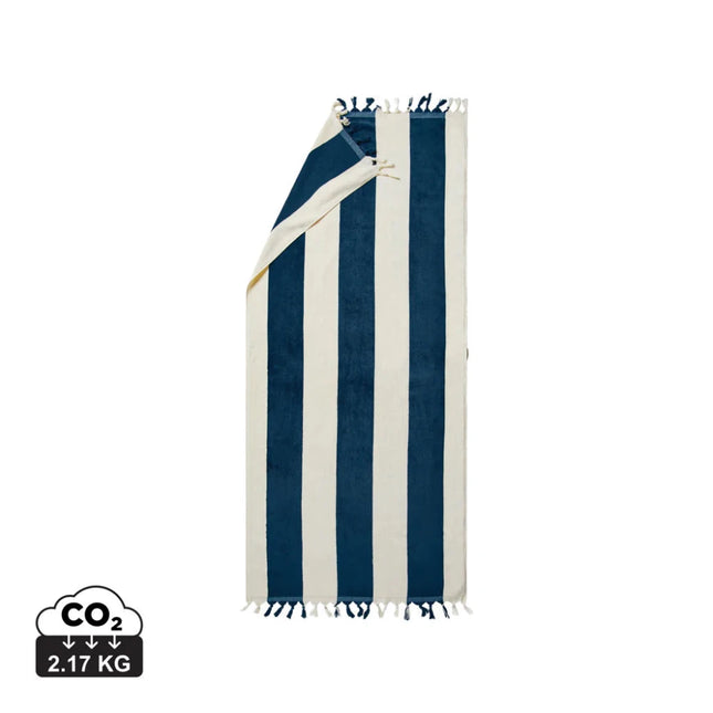 Valmer Luxe Cotton Beach Towel With Tassels - hospitality