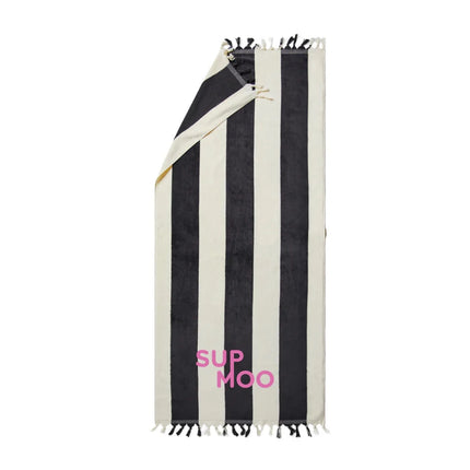 Valmer Luxe Cotton Beach Towel With Tassels - hospitality