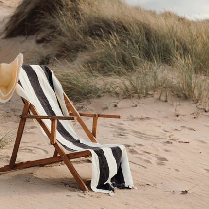 Valmer Luxe Cotton Beach Towel With Tassels - hospitality