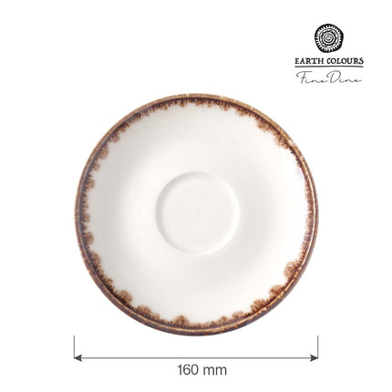 Vanilla cappuccino saucer, 160mm - hospitality