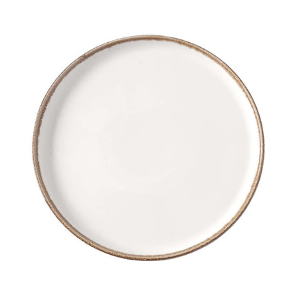 Vanilla high edge plate, 210mm - hospitality