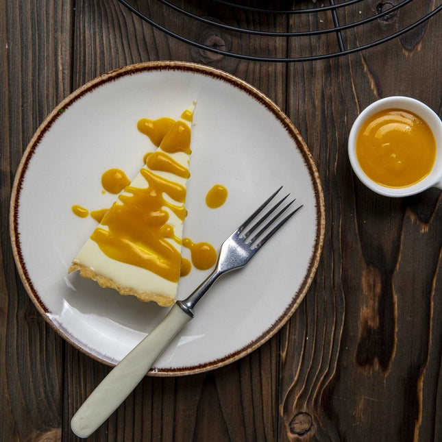 Vanilla High Rim Plate, 170mm - hospitality