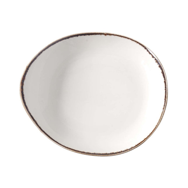 Vanilla presentation plate, 240x270mm - hospitality