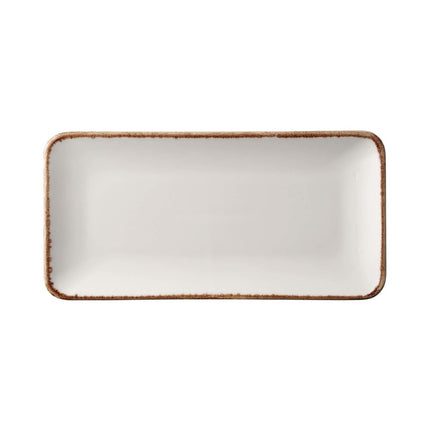 Vanilla rectangular plate, 300x150mm - hospitality