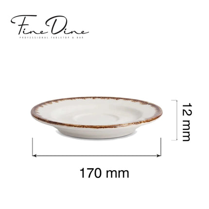Vanilla saucer for soup cup, 170 mm - hospitality