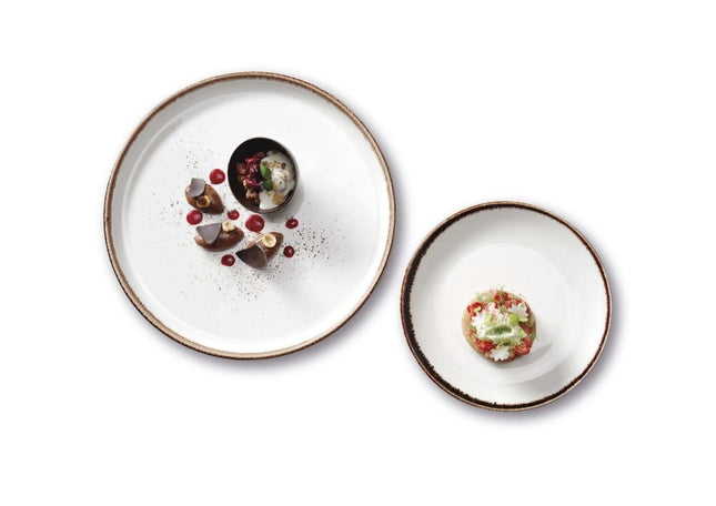 Vanilla serving plate, 215x180mm - hospitality