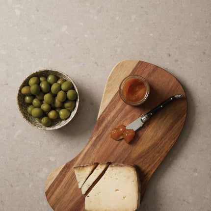 Veia Collection Medium Serving Board In FSC Acacia Wood Hand Finished With Quiet Luxury - hospitality