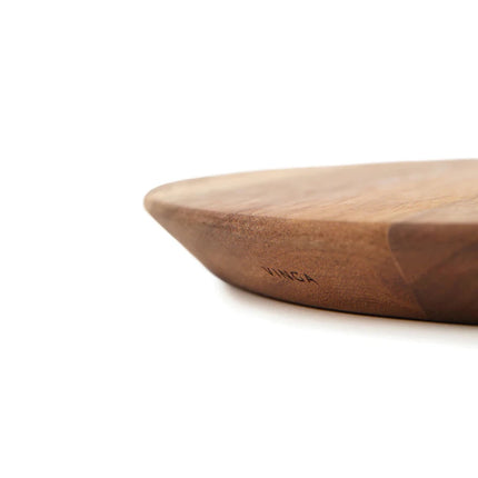 Veia Collection Small Serving Board S Handcrafted FSC Acacia Wood With Organic Shape Edges - hospitality