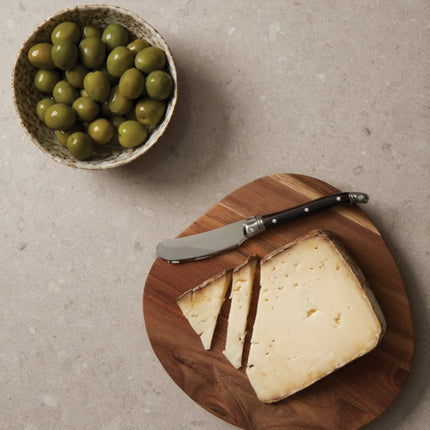 Veia Collection Small Serving Board S Handcrafted FSC Acacia Wood With Organic Shape Edges - hospitality