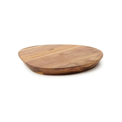 Veia Collection Small Serving Board S Handcrafted FSC Acacia Wood With Organic Shape Edges - hospitality