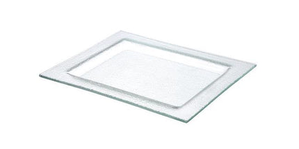 Vetro Glass Tray GN 1 2 Elegant Transparent Buffet Tray For Catering And Restaurant Displays - hospitality